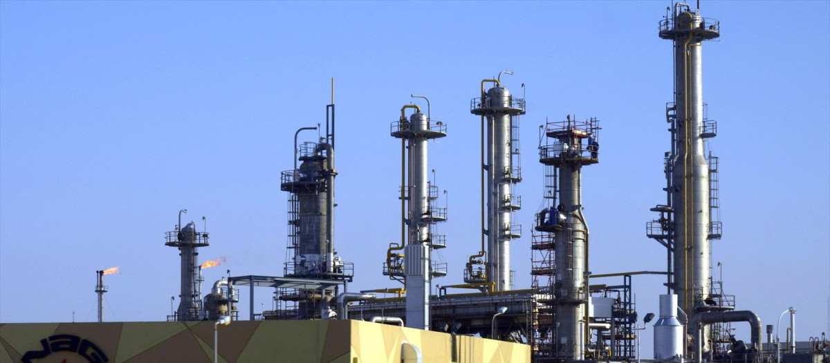 Imagen de archivo de una refinería petróleo