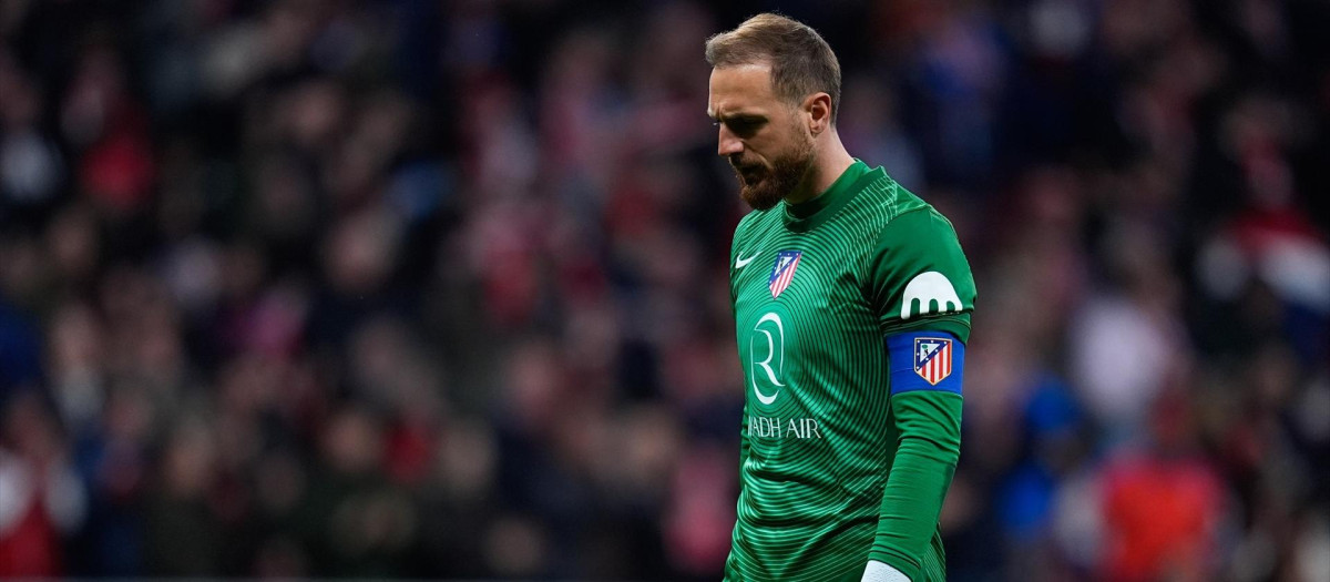 Jan Oblak, en el partido de Champions Atlético de Madrid - Tottenham