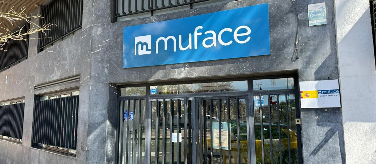 Oficina de Muface en la calle Pablo Iglesias de Madrid
