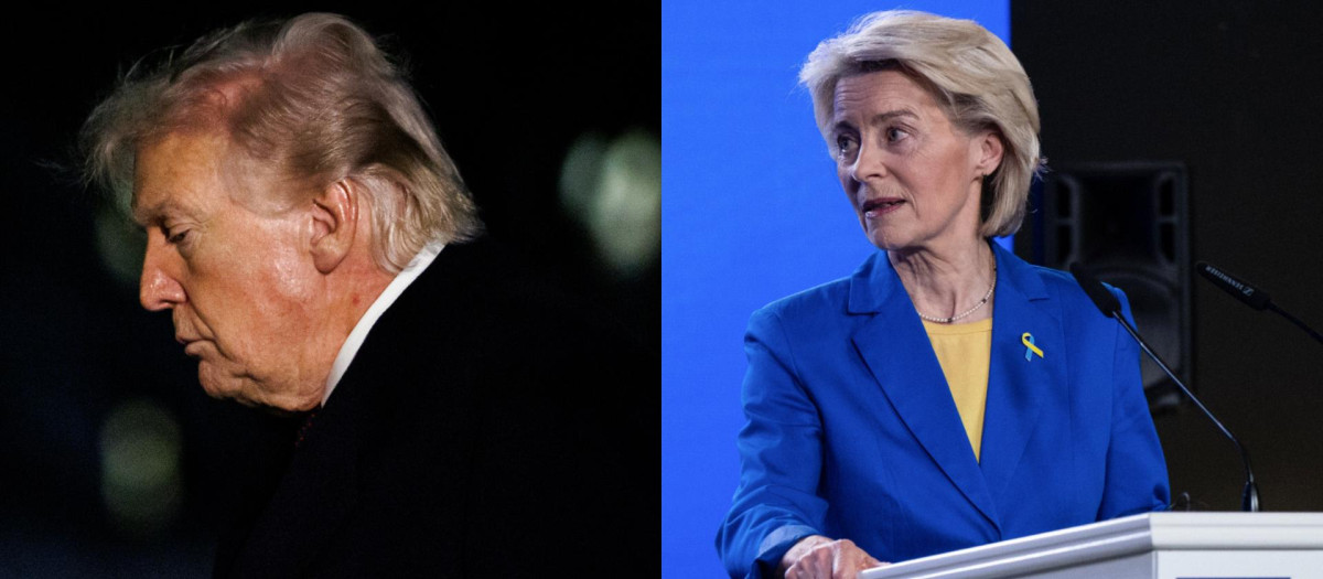 Donald Trump y Ursula von der Leyen