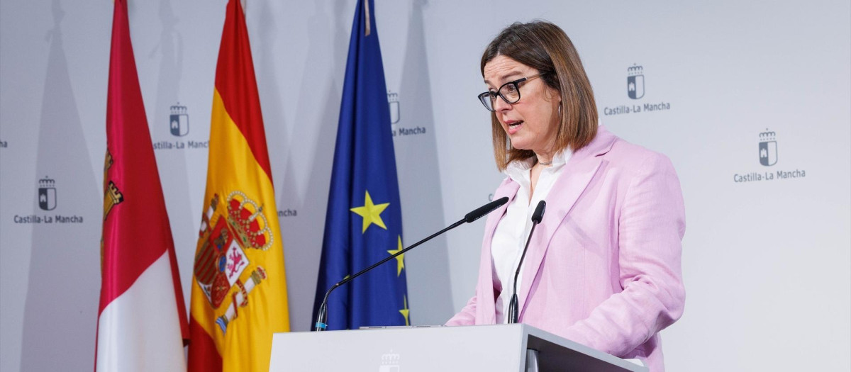 (Foto de ARCHIVO)
La consejera portavoz del Gobierno de Castilla-La Mancha, Esther Padilla
