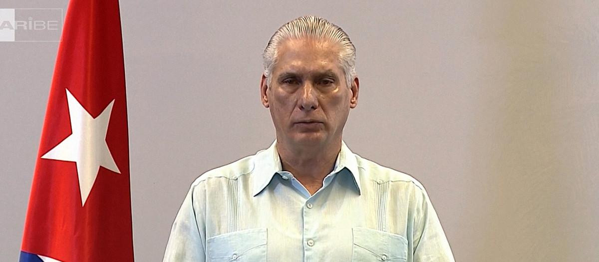 El presidente de Cuba, Miguel Díaz-Canel