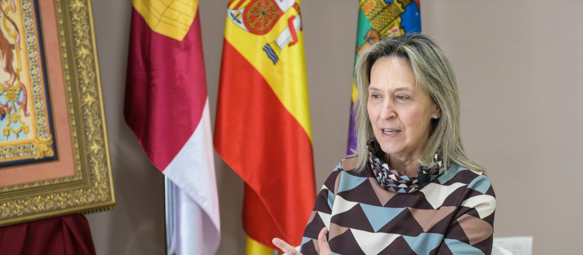 (Foto de ARCHIVO)
La alcaldesa de Guadalajara, Ana Guarinos, en una entrevista con Europa Press
