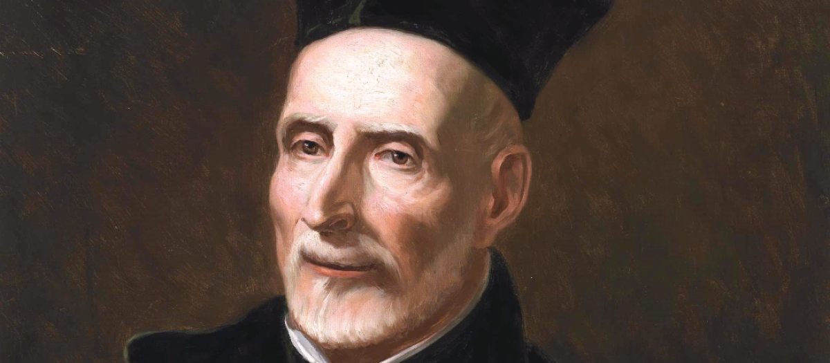Retrato de san José de Calasanz, por Francisco Jover y Casanova