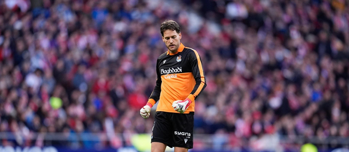 Álex Remiro, en una imagen de archivo