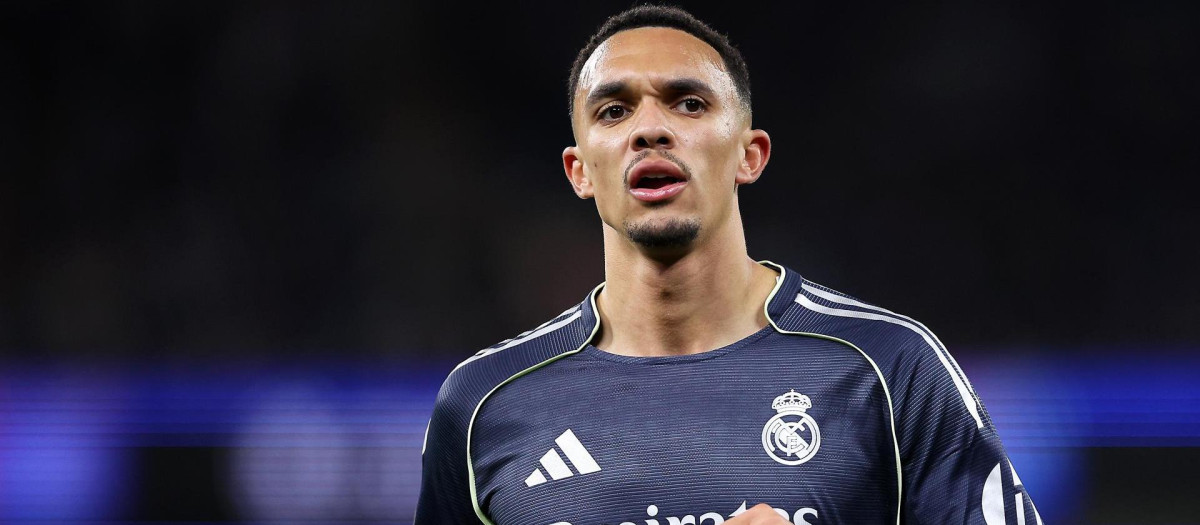 Trent Alexander-Arnold, durante el Manchester City - Real Madrid del pasado martes