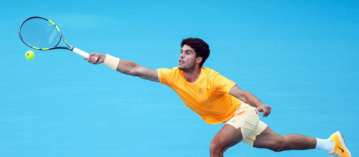 Carlos Alcaraz cayó derrotado ante Korda