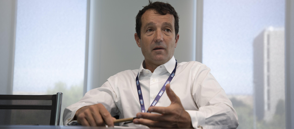 El presidente de Indra, Ángel Escribano.