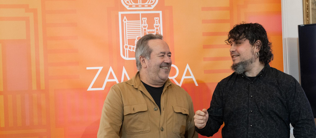 El alcalde de Zamora, Francisco Guarido, y el concejal de Hacienda, Diego Bernardo