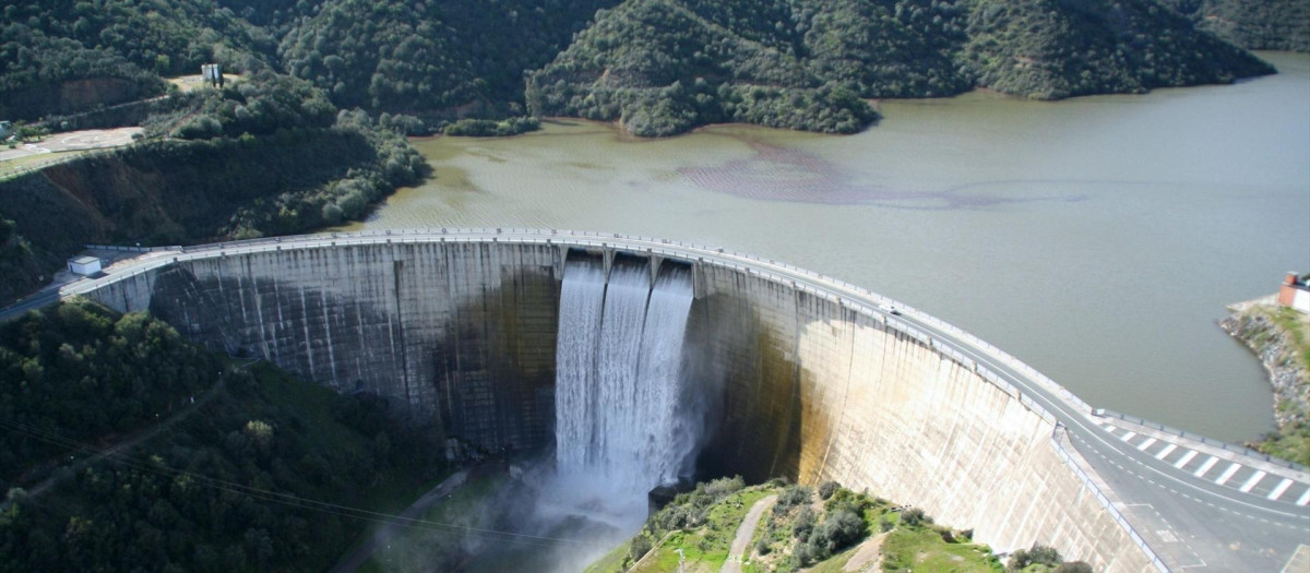 Embalse José Torán, en la provincia de Sevilla