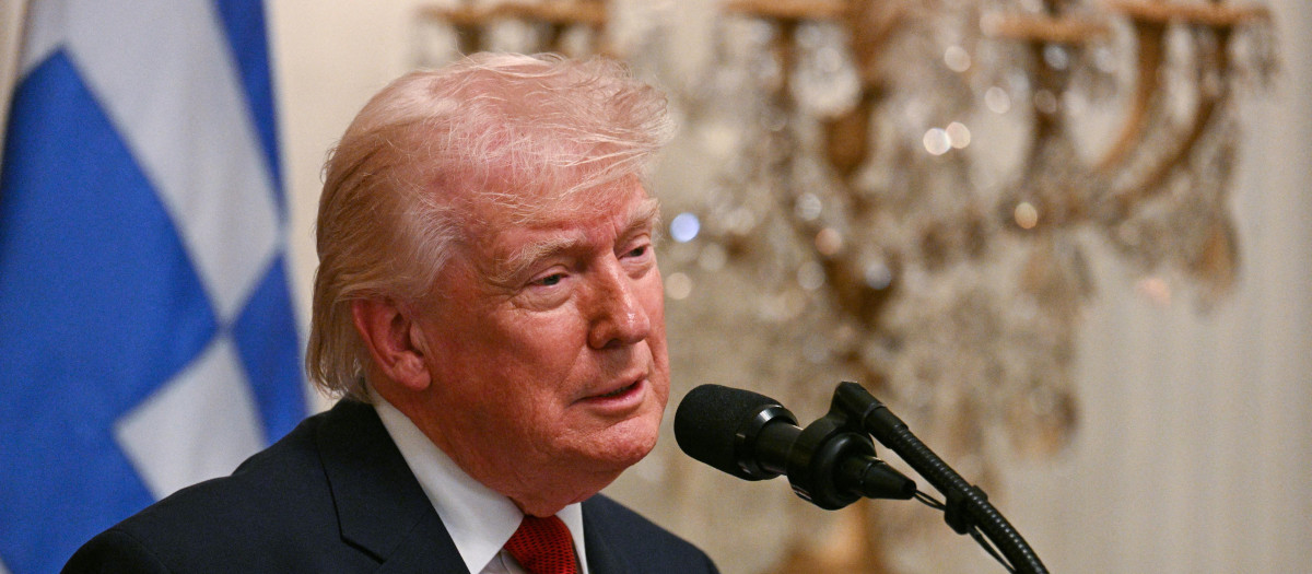 El presidente de Estados Unidos, Donald Trump, en la Casa Blanca