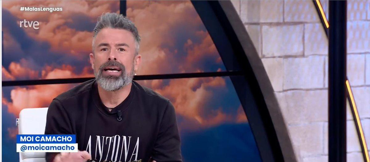 Moi Camacho, colaborador de Malas Lenguas, en TVE