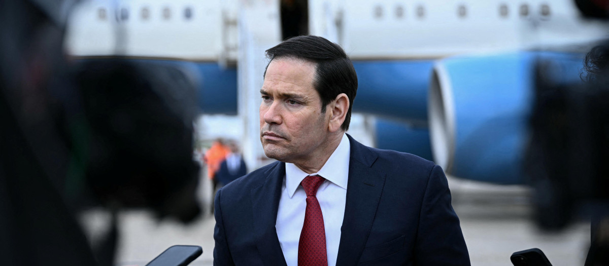 El secretario de Estado estadounidense, Marco Rubio, en Francia tras la cumbre del G7
