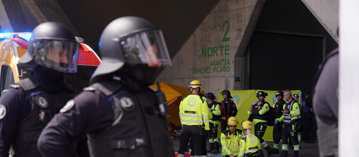 Imagen de archivo simulacro de Policía Municipal y SAMUR-PC ante supuesto ataque