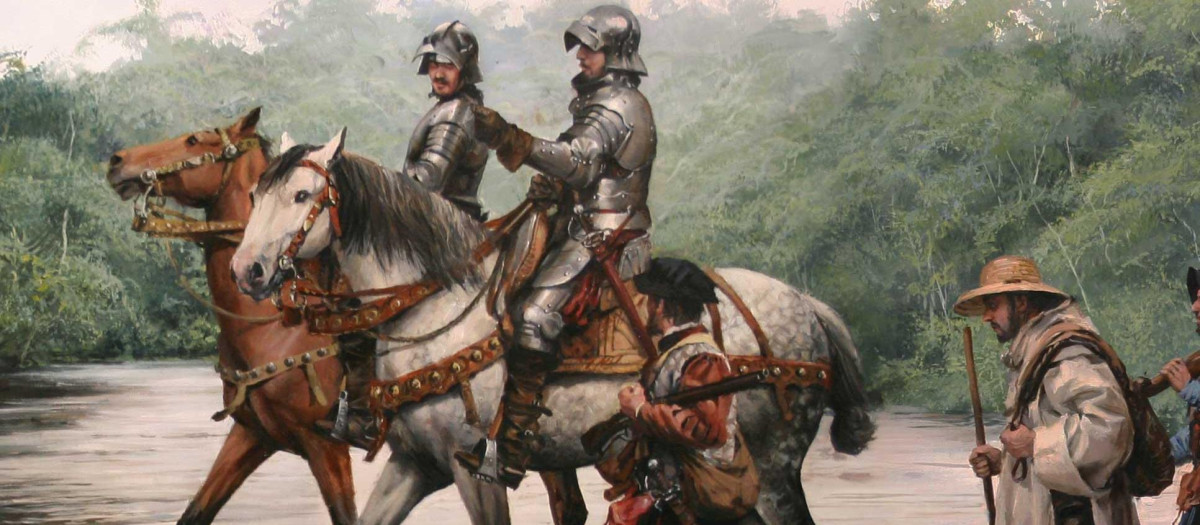 'El camino a Tenochtitlan', de Augusto Ferrer-Dalmau
