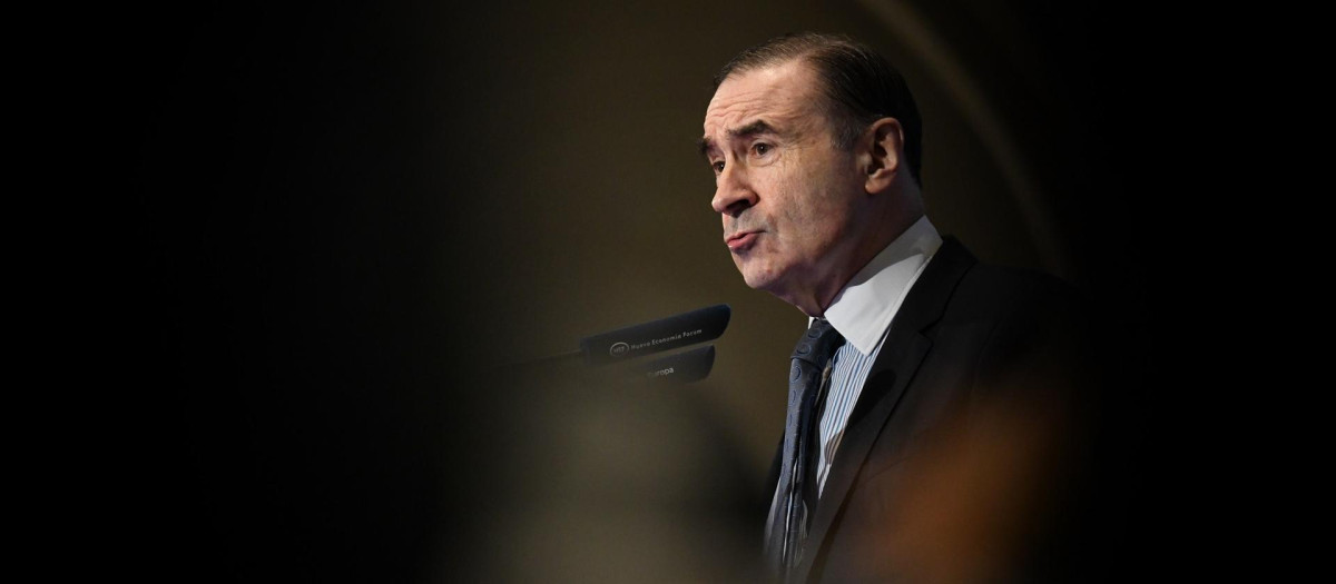 El periodista y director de 'El Español', Pedro J. Ramírez, interviene durante un desayuno informativo de Nueva Economía Fórum, a 4 de marzo de 2025, en Madrid (España).

Fernando Sánchez / Europa Press
04 MARZO 2025;NEF;JUAN JESUS VIVAS;DESAYUNO;INFORMATIVO
04/3/2025