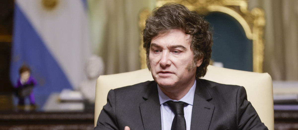 El presidente de Argentina, Javier Milei