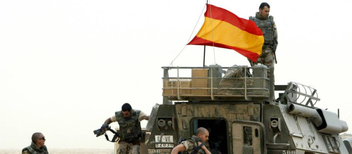 Un BMR-600 del Ejército de Tierra de España en Irak