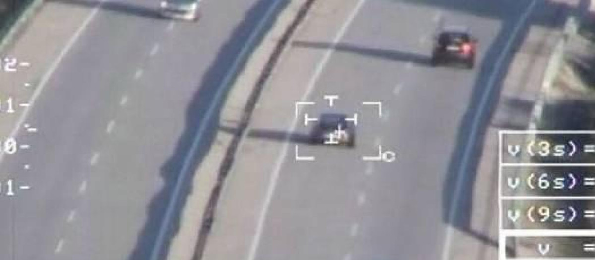 Muchas veces desde el cielo es imposible determinar quién conducía un coche