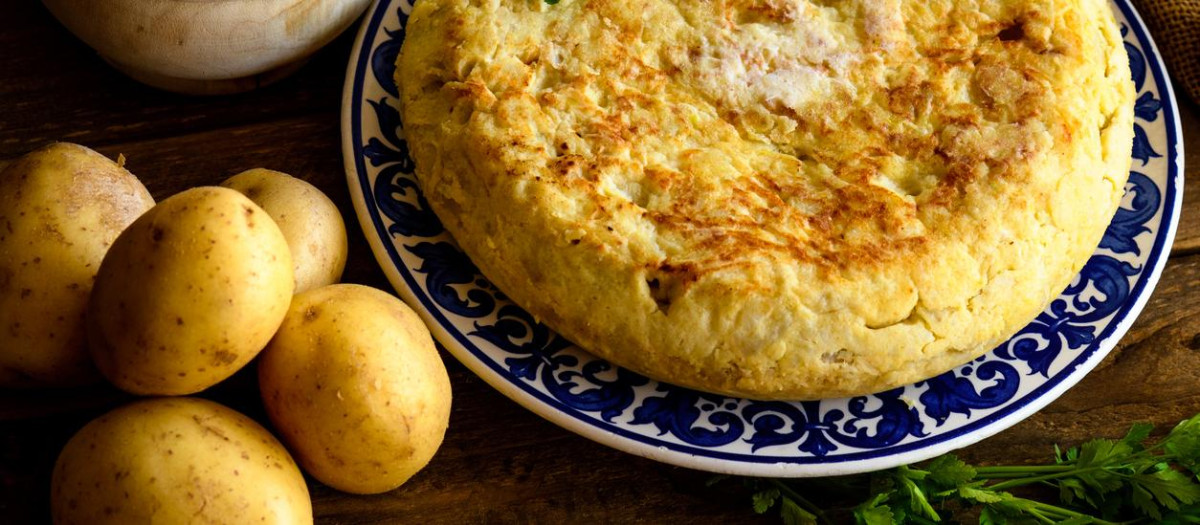 Una tortilla de patatas, en una imagen de archivo