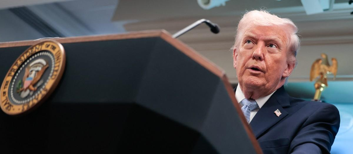 El presidente estadounidense Donald Trump habla sobre el conflicto en Irán