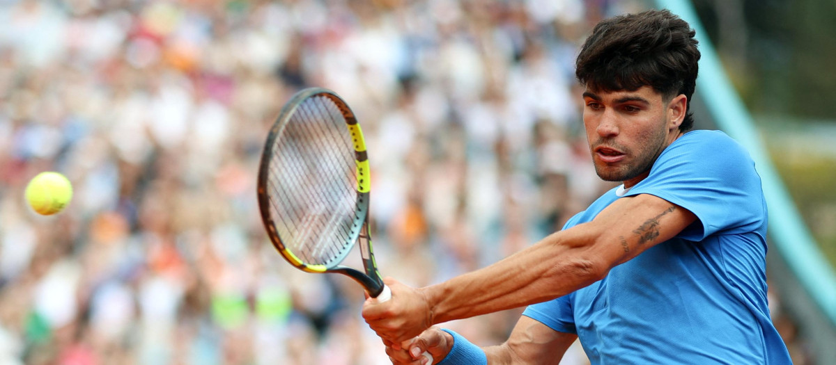Carlos Alcaraz en el Masters 1000 de Montecarlo