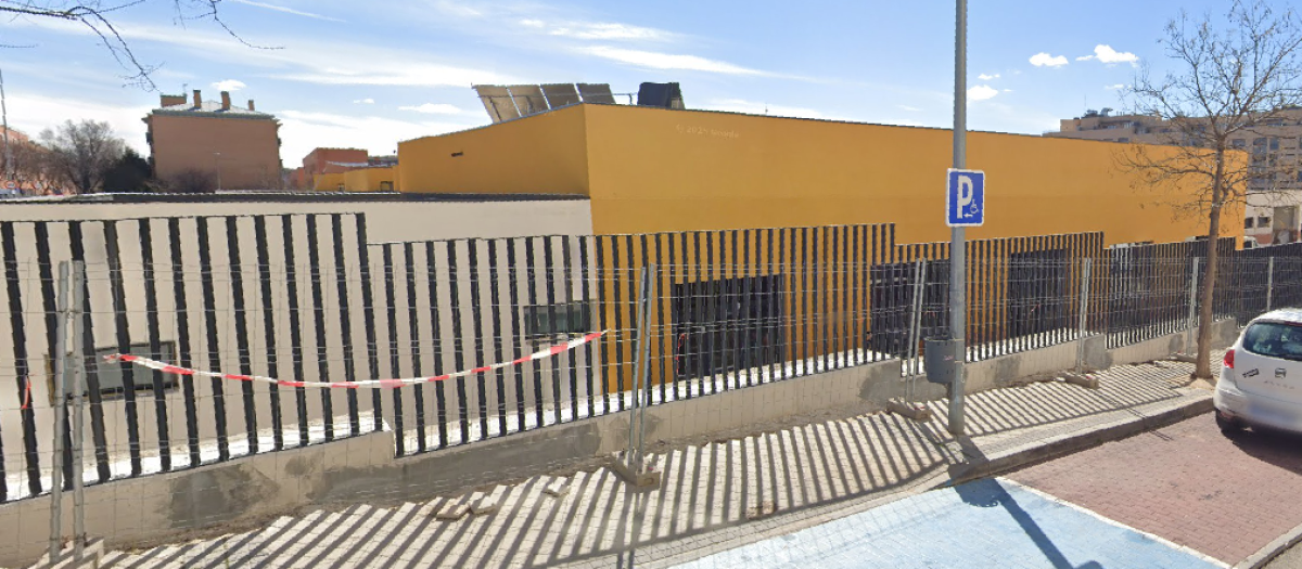 CEIP Hispanidad, durante las obras de 2023