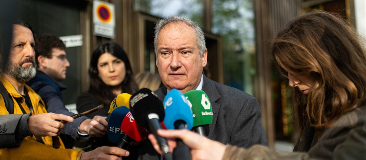 El ministro de Industria Jordi Hereu, este jueves en Barcelona