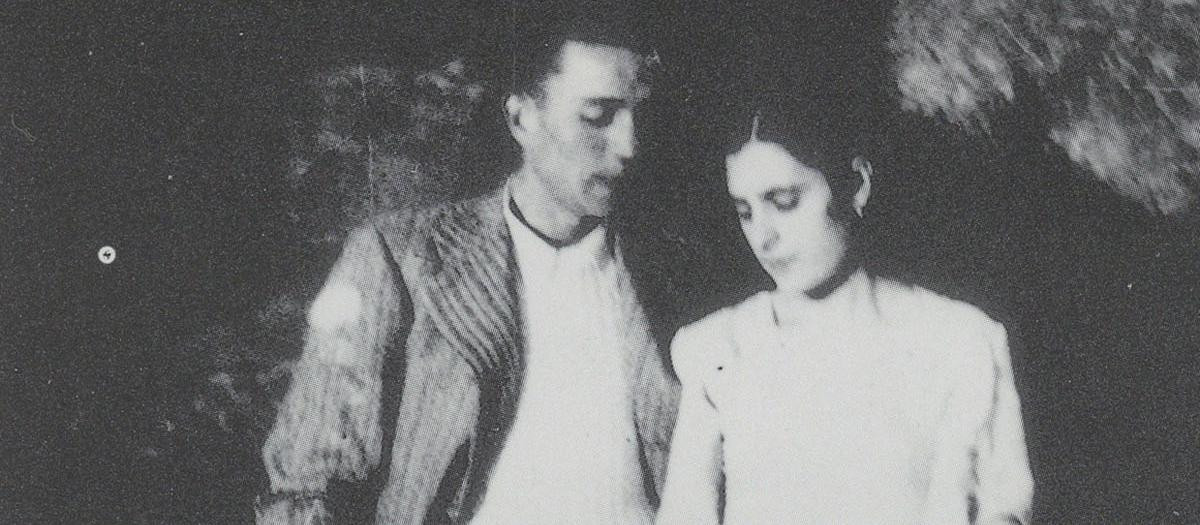Miguel Hernández y Josefina Manresa en la sierra de Orihuela, 1935