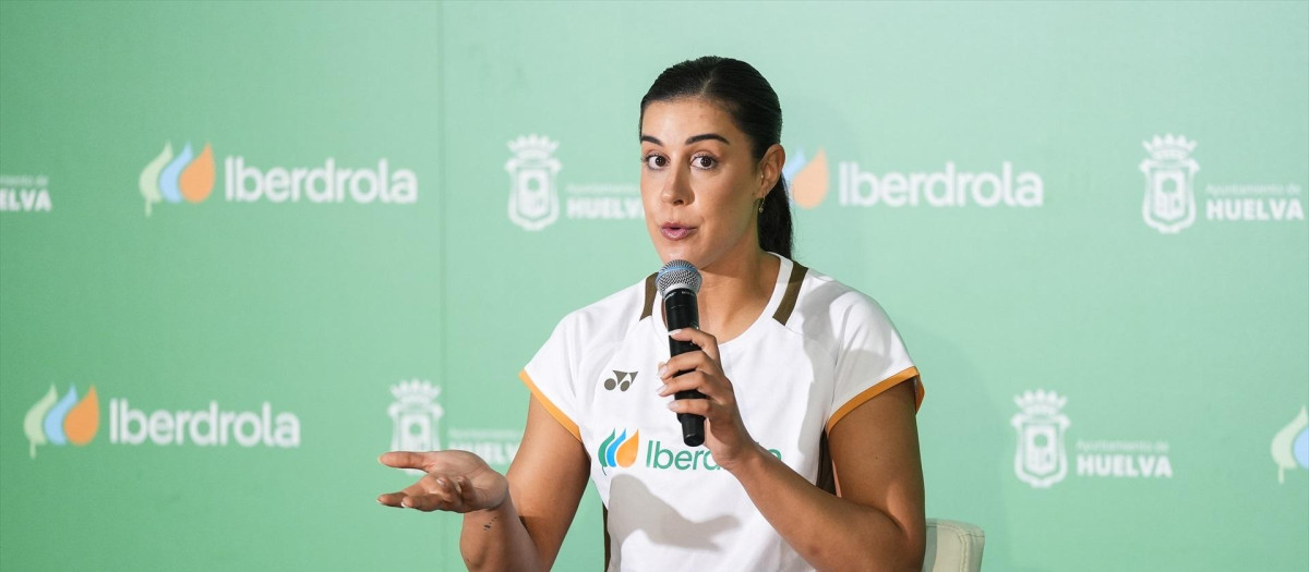 (Foto de ARCHIVO)
Carolina Marin attends during during the tribute to Carolina Marin in the week of the European Badminton Championships at Diego Lobato Pavilion on April 7, 2025, in Huelva, Spain.

Joaquin Corchero / AFP7 / Europa Press
07/4/2026 ONLY FOR USE IN SPAIN