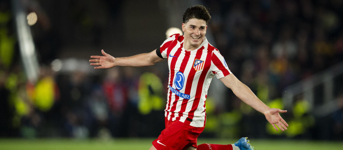 Julián Álvarez ha reaparecido en el momento clave de la temporada para el Atlético
