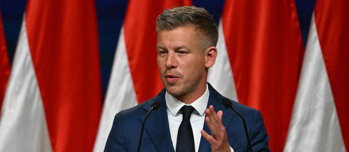 Peter Magyar, líder del partido húngaro Tisza y virtual nuevo primer ministro de Hungría