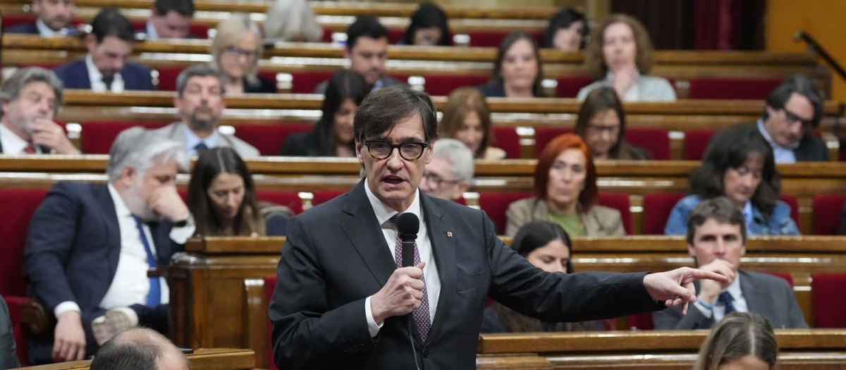 El presidente de la Generalitat de Cataluña, Salvador Illa