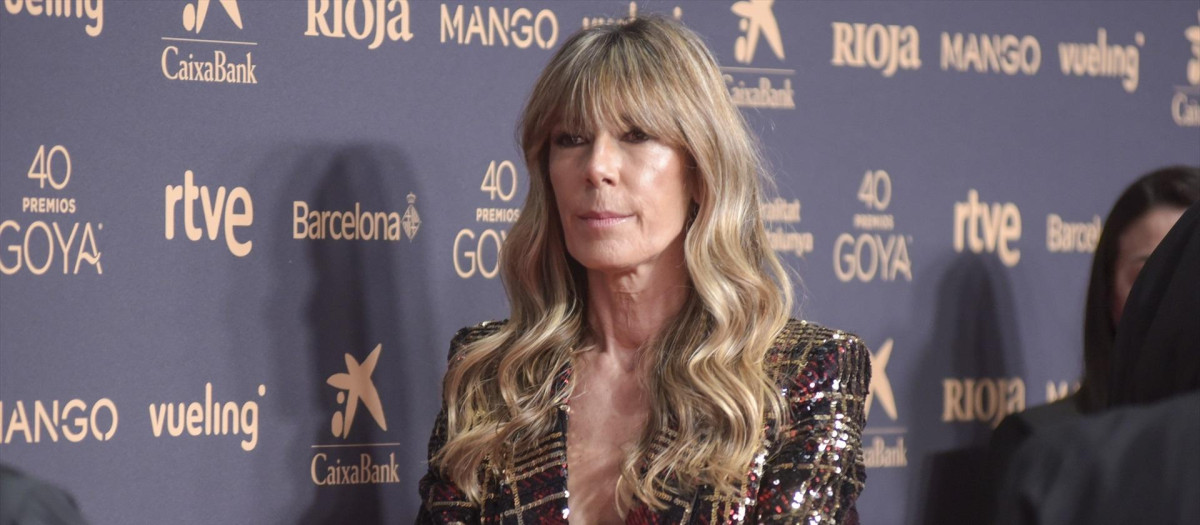 La esposa del presidente del gobierno, Begoña Gómez, en la alfombra roja de los Premios Goya