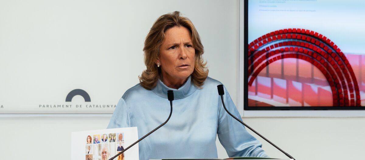 La diputada de Vox y portavoz nacional de salud, María García Fuster