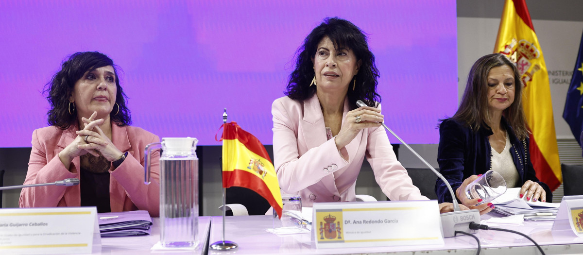 La ministra de Igualdad, en una conferencia sectorial del ramo celebrada esta semana con las comunidades