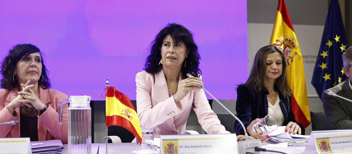 La ministra de Igualdad, en una conferencia sectorial del ramo celebrada esta semana con las comunidades