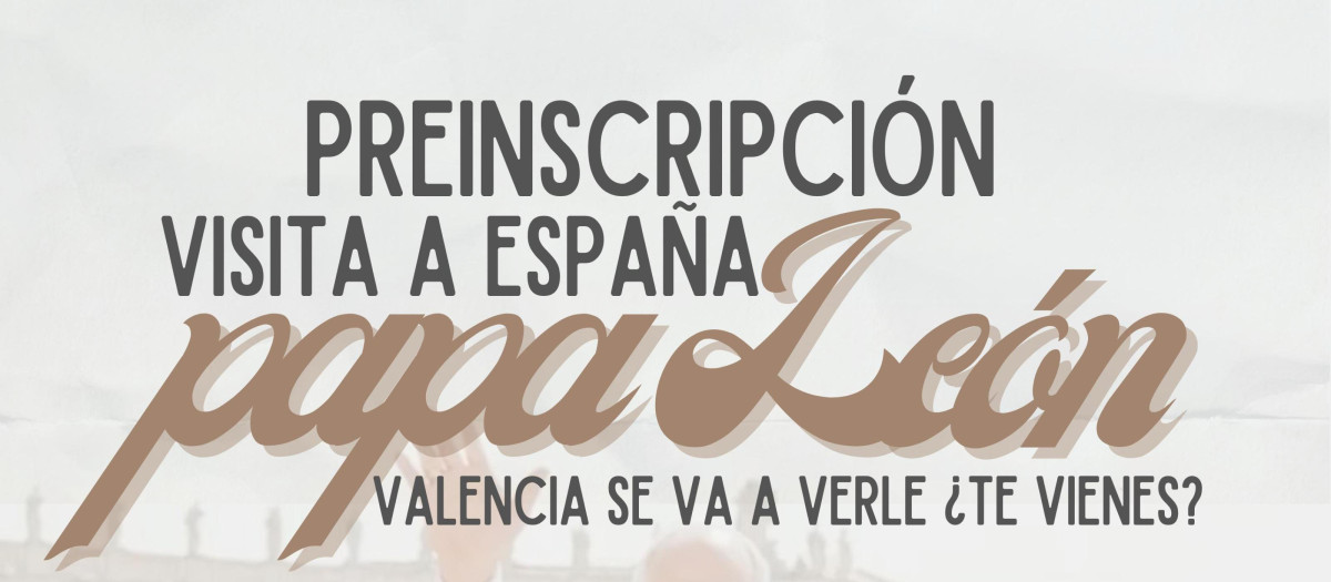 Preinscripciones para la actividad de jóvenes en la visita del Papa en Madrid