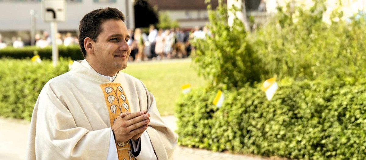 El neo sacerdote Josef Wagner