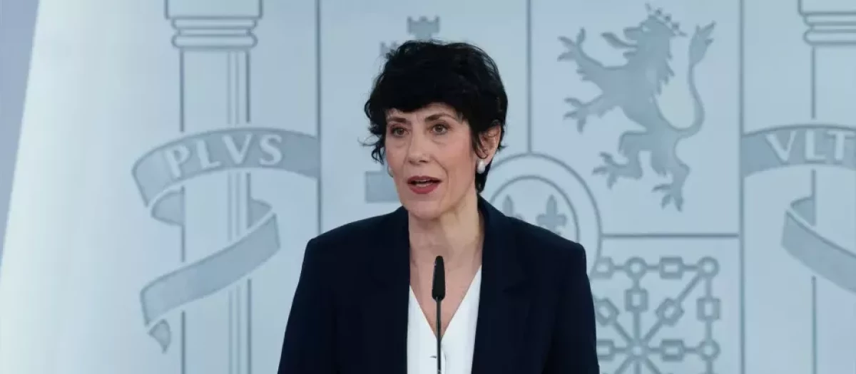 La ministra de Inclusión, Seguridad Social y Migraciones, Elma Saiz.