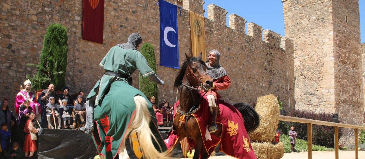 Un espectáculo de la Semana Medieval de Montblanc