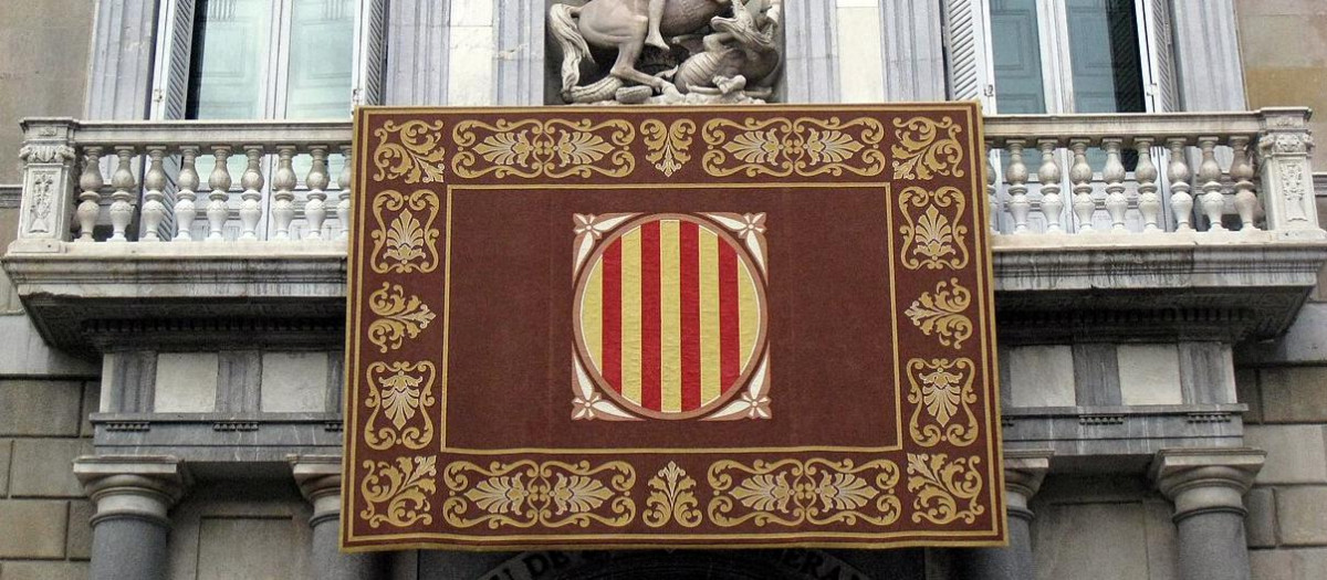 Fachada del Palau de la Generalitat, en Barcelona