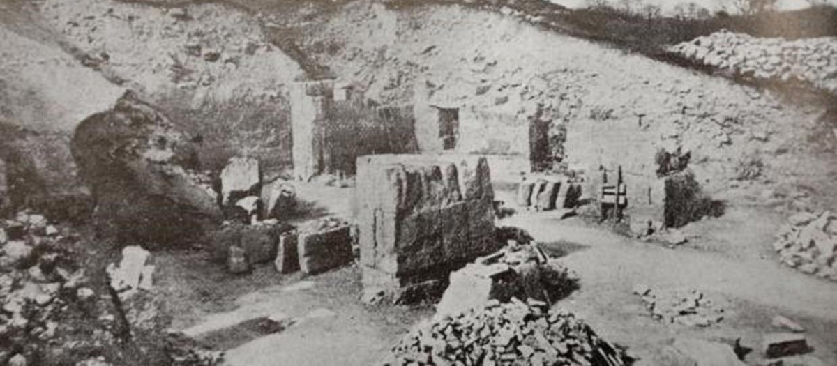 Primeras excavaciones en Medina Azahara a comienzos del siglo XX