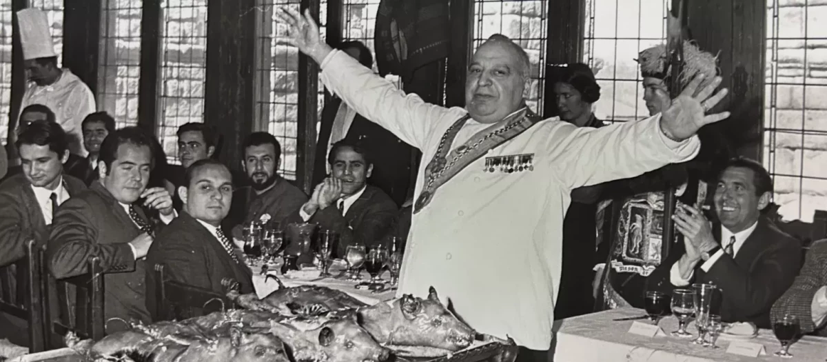 Cándido López convirtió El Mesón de Cándido en el restaurante más famoso de Segovia