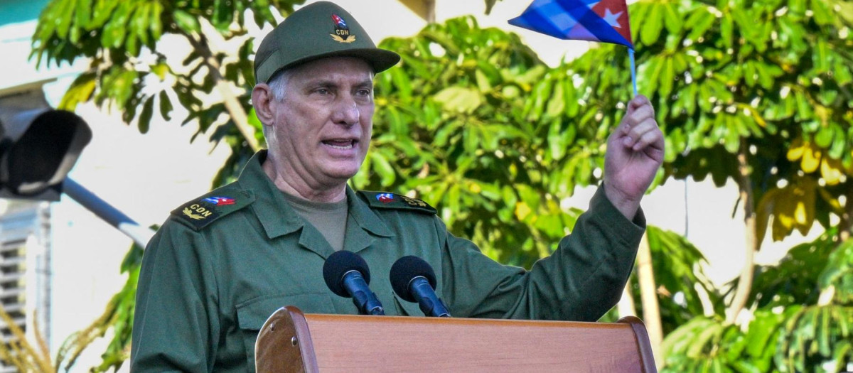 El presidente de Cuba, Miguel Díaz-Canel