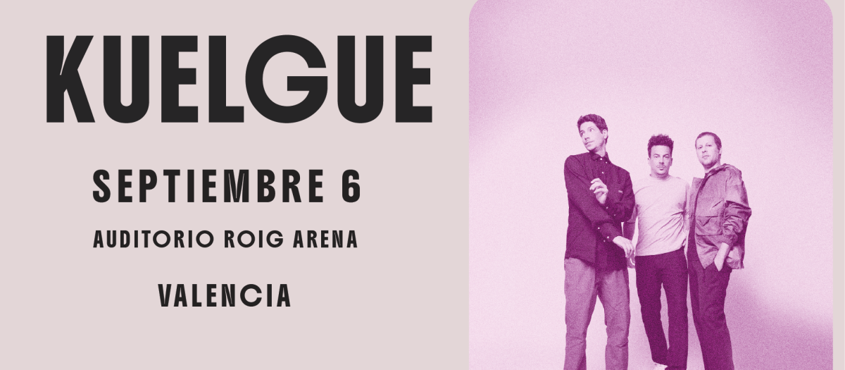 Imagen del cartel promocional de Kuelgue en el Auditorio de Roig Arena