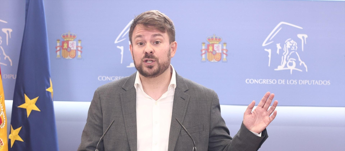 El portavoz adjunto del Grupo Parlamentario Plurinacional SUMAR en el Congreso, Alberto Ibáñez