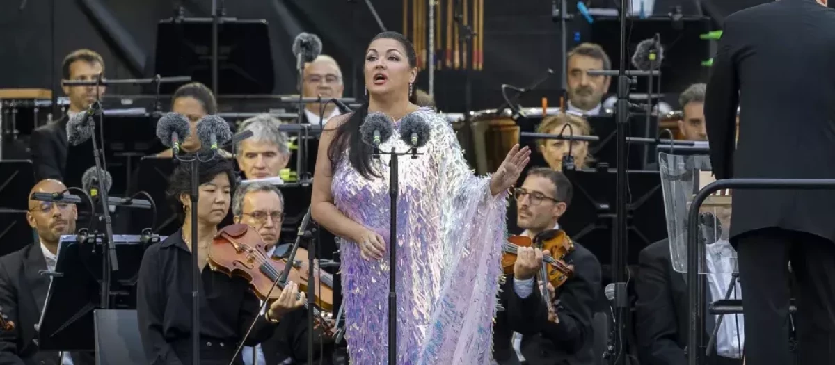 La soprano Anna Netrebko, que actuará en dos ocasiones
