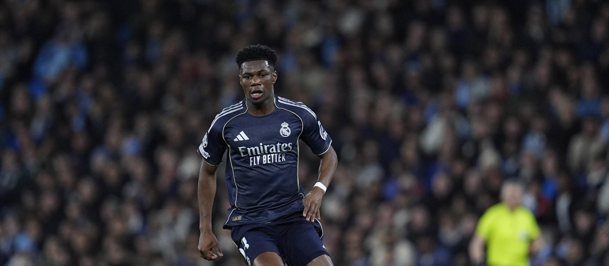 Aurelien Tchouaméni, con el Real Madrid esta temporada