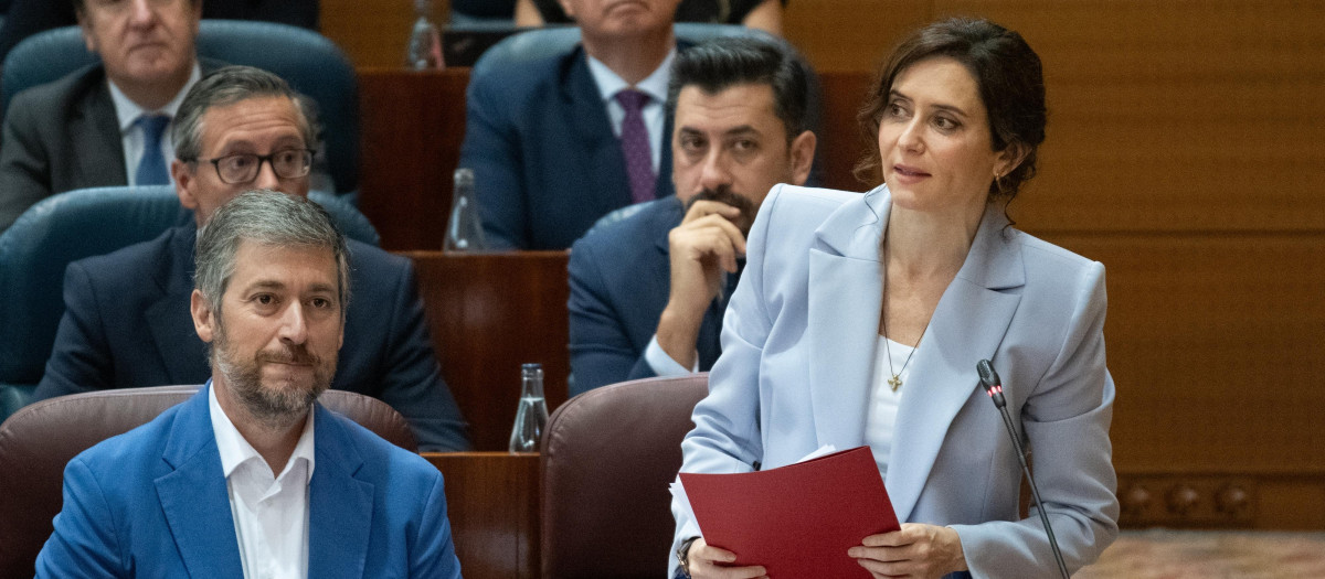 La presidenta de la Comunidad de Madrid, Isabel Díaz Ayuso